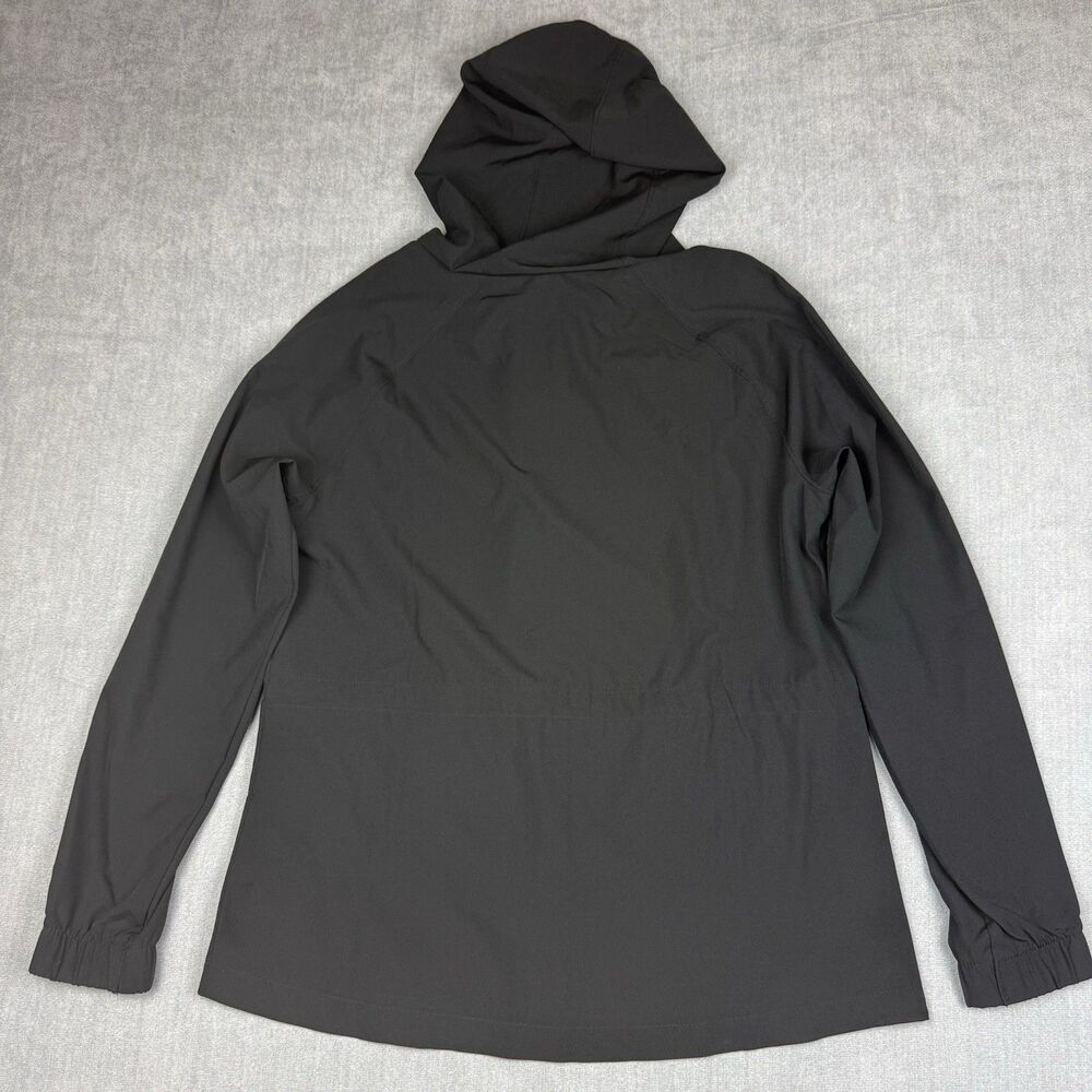 RBX Active Jacket Women's Size L Black Windbreaker Workout Full Zip Hood New - Picture 2 of 8